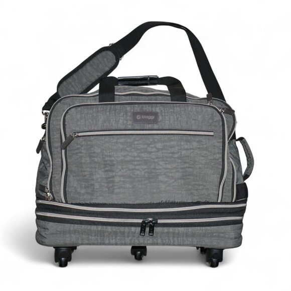 Biaggi Zipsack Boost Max Expandable Underseat Carry-On Rolling Luggage Suitcase - Picture 1 of 14